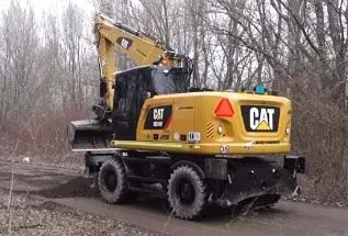 Аренда колесного экскаватора 20 т CAT 318 в Бресте. 1