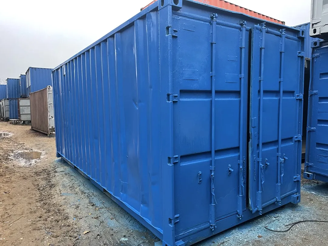 Синий морской контейнер 20 футов в аренду в Бресте. 2