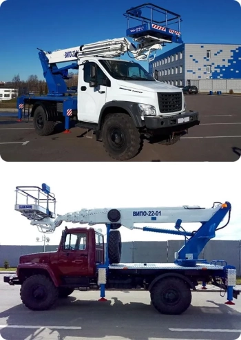 Аренда телескопической автовышки ВИПО-22 на базе ГАЗ-33088 в Минске