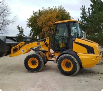 Аренда фронтального погрузчика JCB 409 ZX в Минске