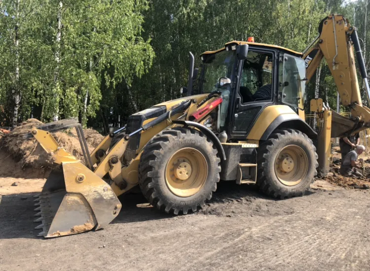 Аренда колёсного полноповоротного экскаватора в Минске. 2