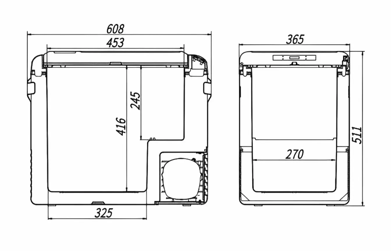 Прокат компрессорного автохолодильника Alpicool X50. 50 литров (до -20°С) Минск. 4
