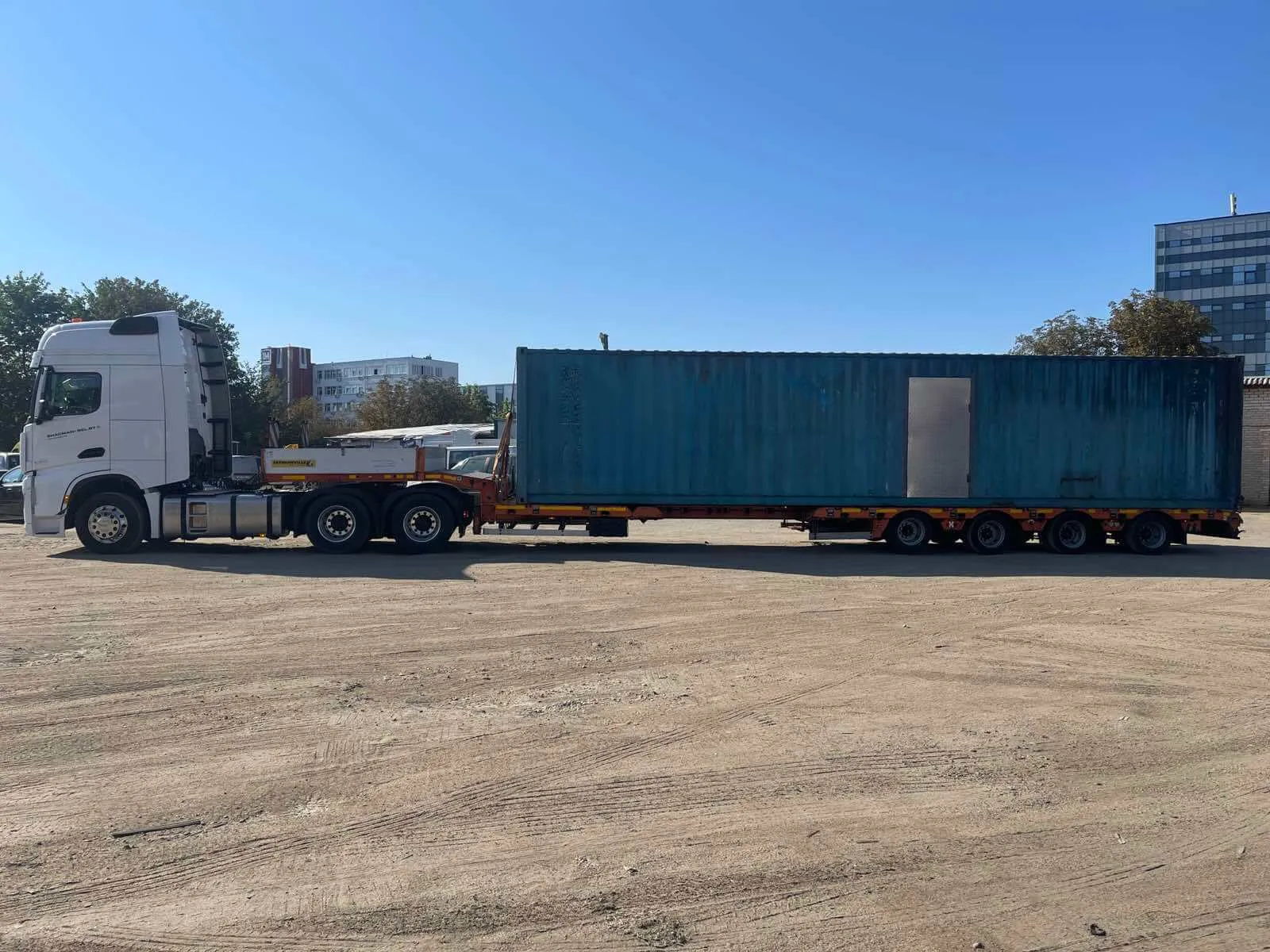 Услуги низкорамного трала. 9