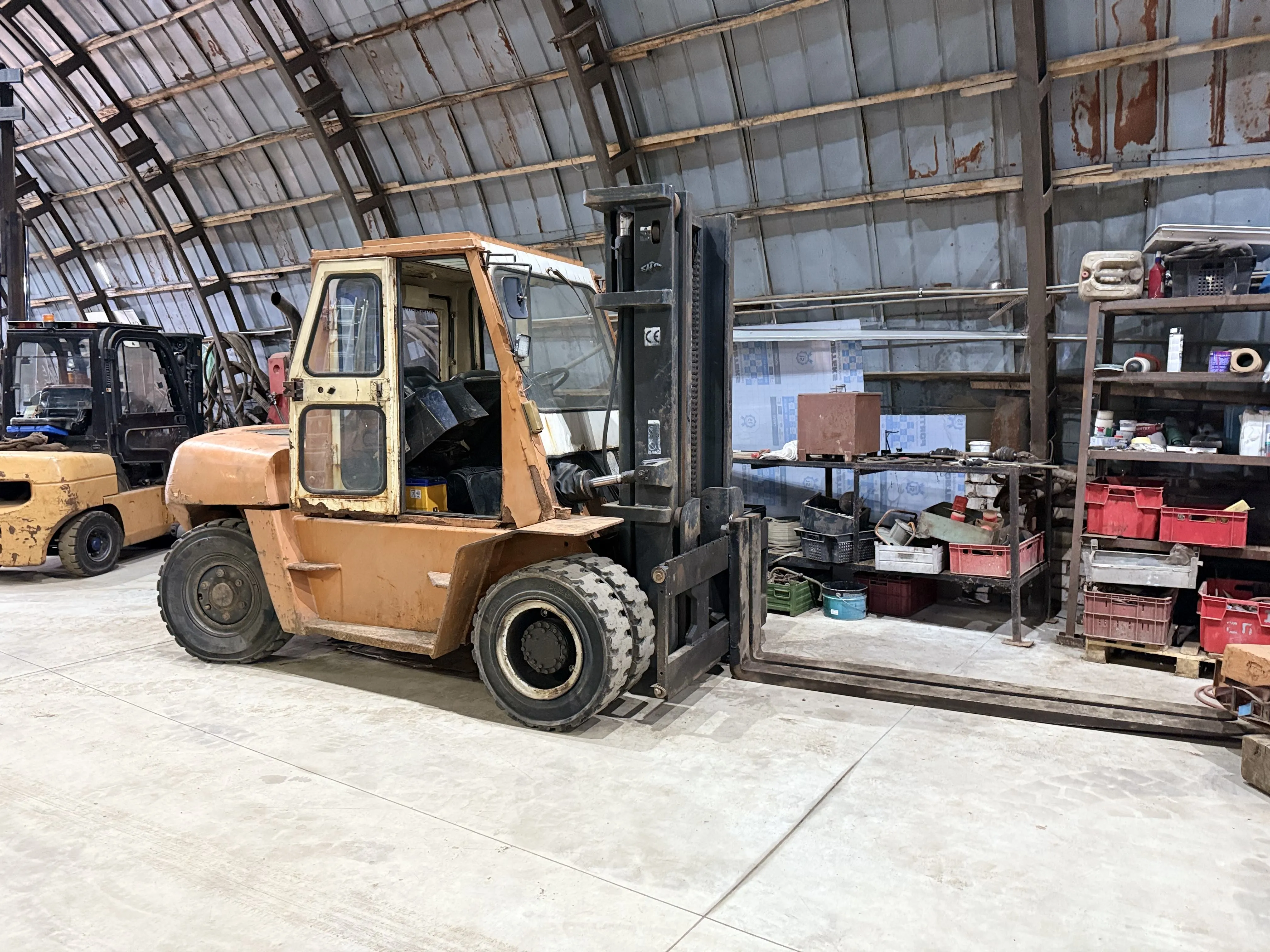 Аренда вилочного погрузчика Hangcha 12 тонн для тяжелых грузов. 1