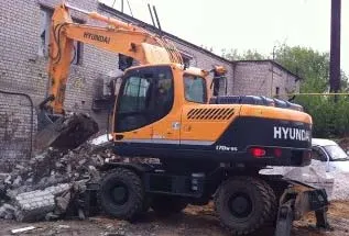 Аренда колесного экскаватора 17,7 т Hyundai R170W-9S. 1