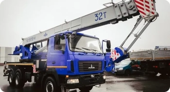 Кран автомобильный 32 тонны, 33 метра, МАЗ в Минске