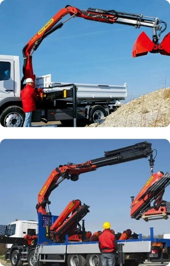 Аренда крана-манипулятора PALFINGER PK 42502 на базе автомобиля SCANIA в Минске