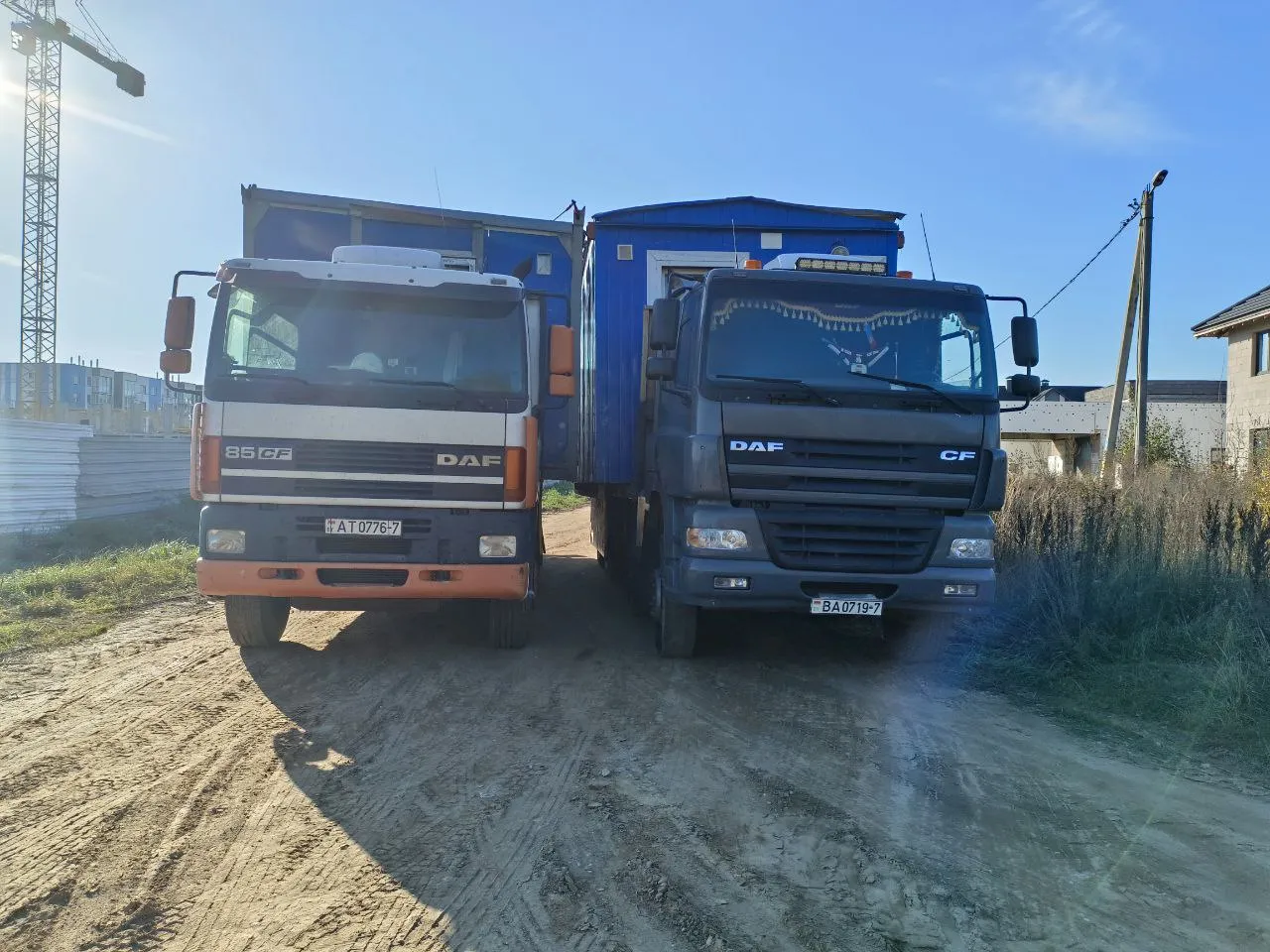 Перевозка блок-контейнеров и строительных грузов с гидроманипулятором в Минске — до 40 тонн. 1