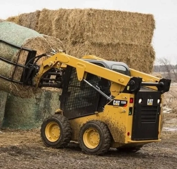 Аренда мини-погрузчика Caterpillar 232D в Минске