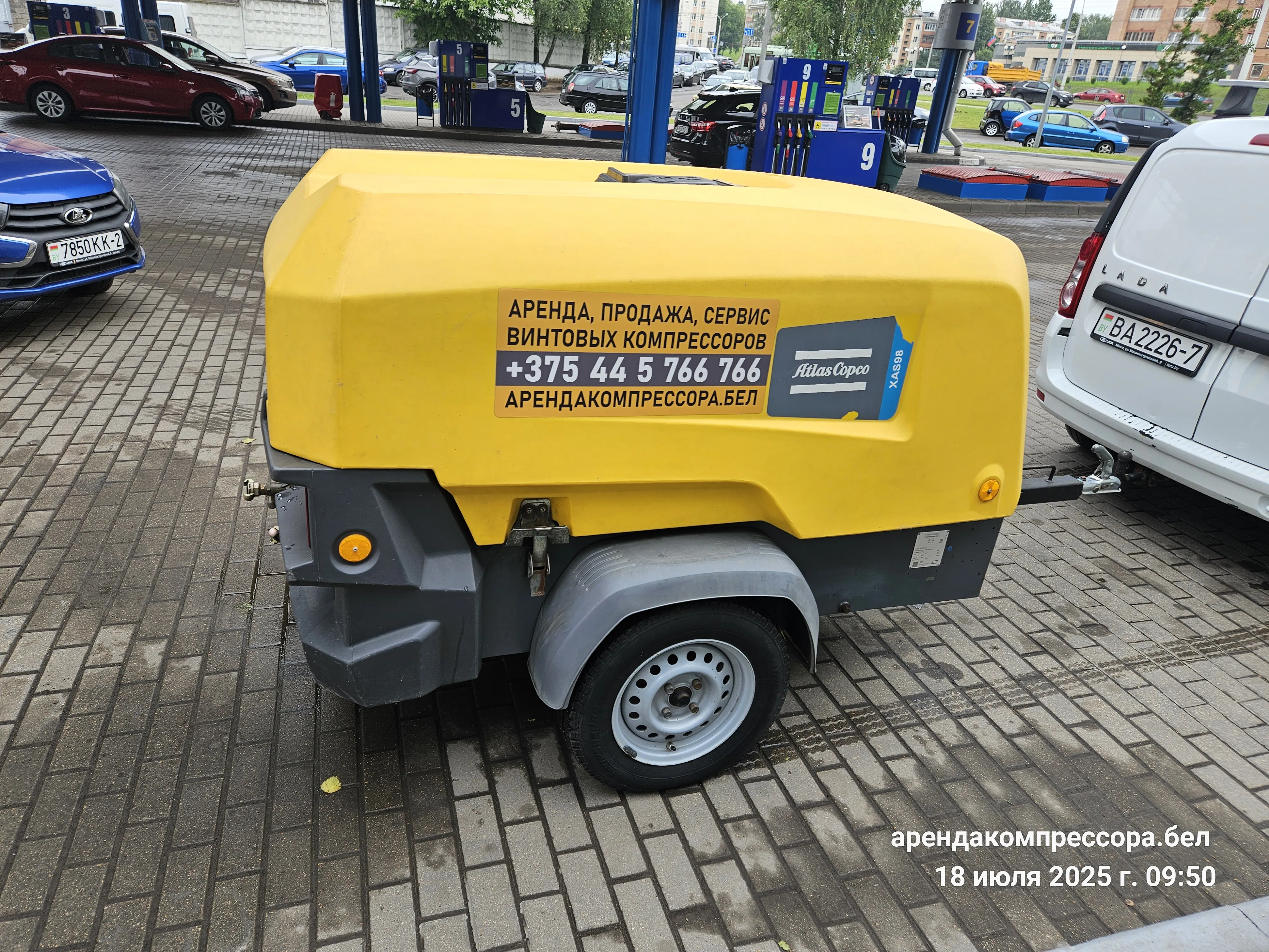 Аренда винтового дизельного компрессора 5,3 куба 8 атм. 1