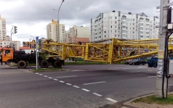 Перебазировка для башенного крана