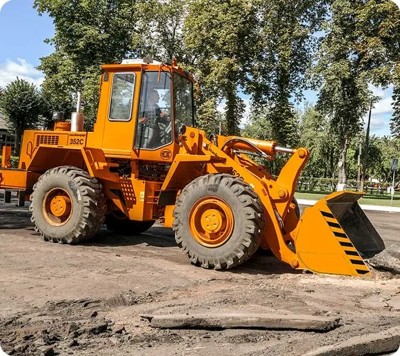 Аренда фронтального погрузчика АМКОДОР 352 в Минске. 1 Аренда фронтального погрузчика АМКОДОР 352 в Минске. 1
