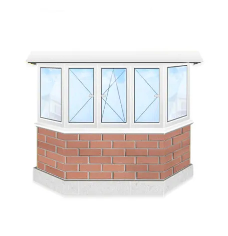 Изготовление и установка балконных рам. 1