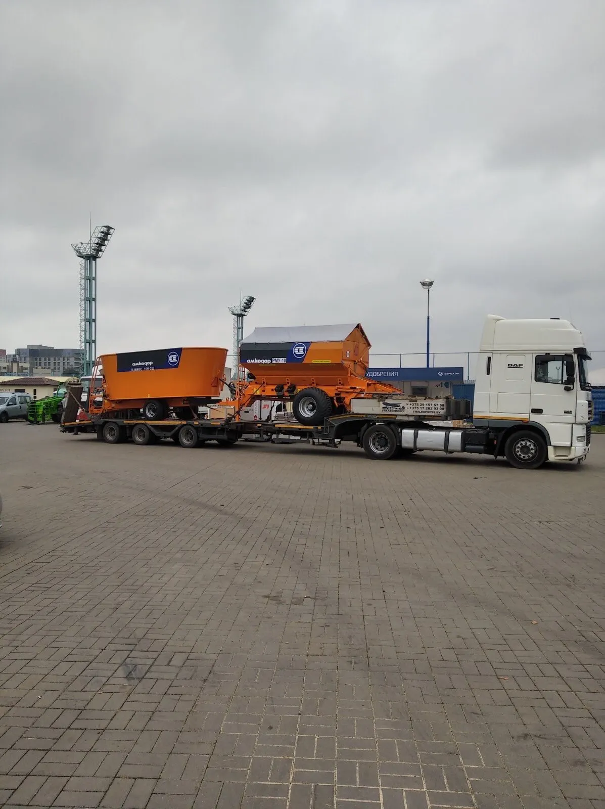 Трал для транспортировки форвардеров и харвестеров — аренда в РБ. 1