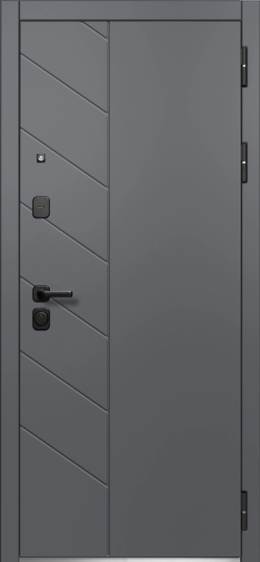 Установка входной двери Luxor Пирамида. 1