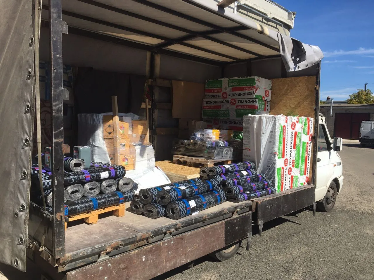 Перевозка стройматериалов на автомобиле в Бресте. 1