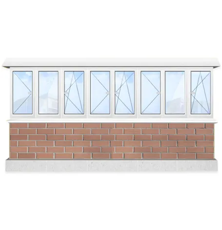 Изготовление и установка балконных рам. 3