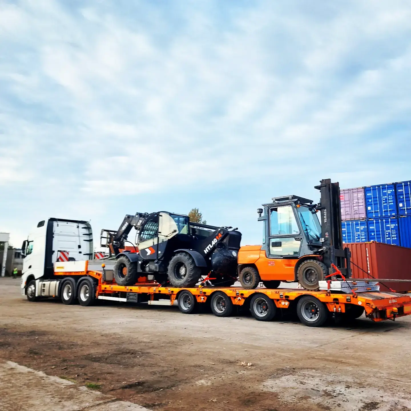 Перевозка низкорамным тралом. 4