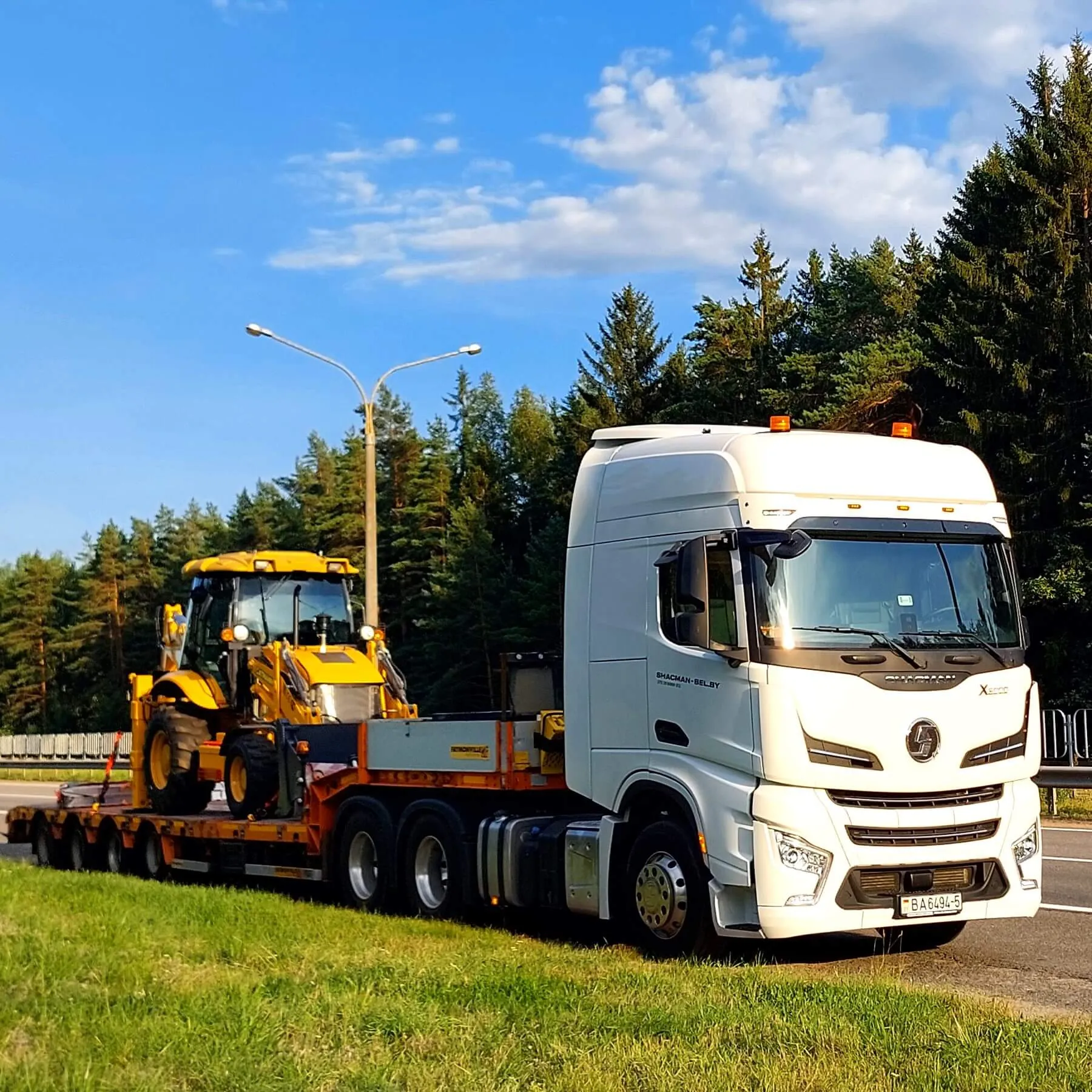 Перевозка низкорамным тралом. 5