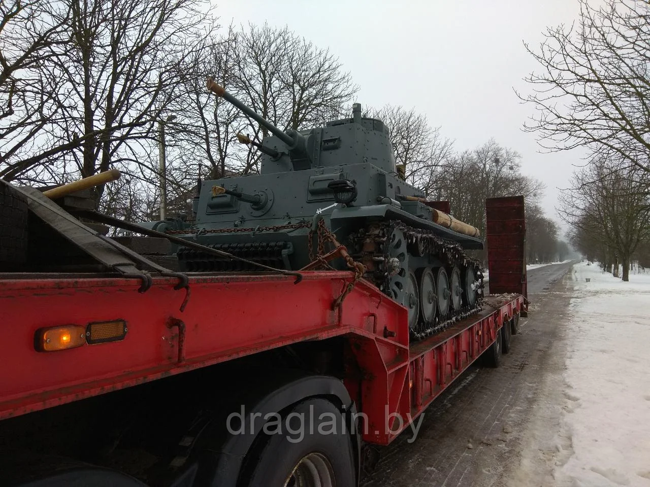 Трал для перевозки ВОЕННОЙ ТЕХНИКИ. 5