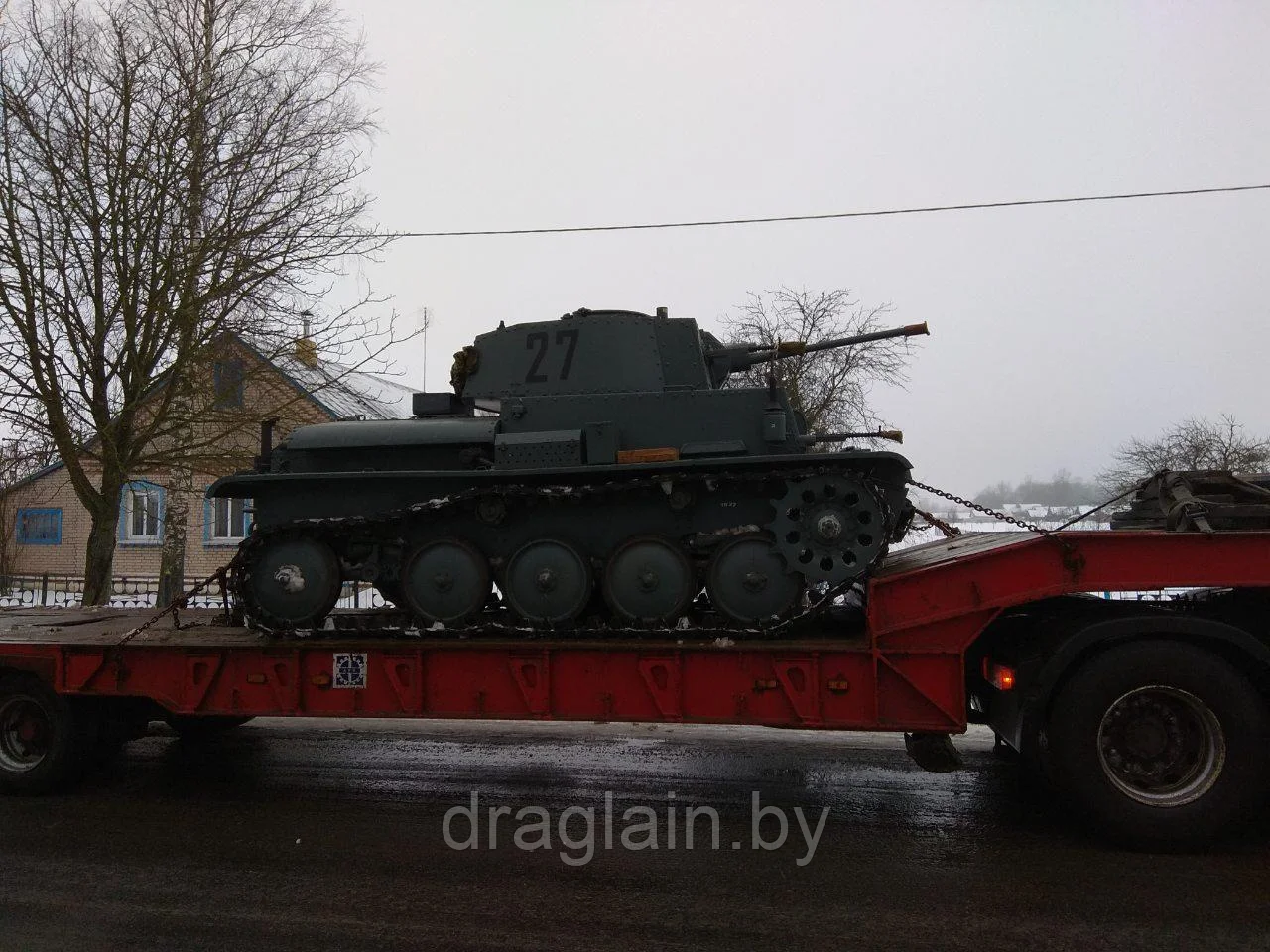 Трал для перевозки ВОЕННОЙ ТЕХНИКИ. 3