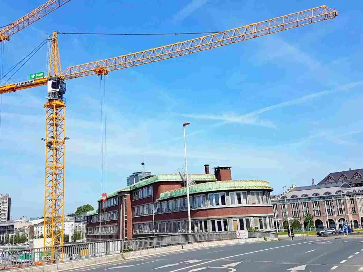 Аренда башенного крана Liebherr 280 EC-H Минск. 1