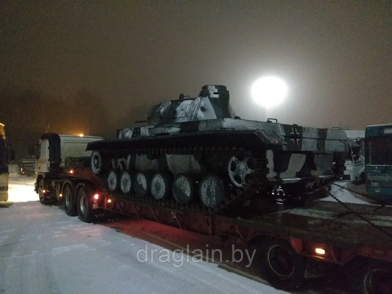 Трал для перевозки ВОЕННОЙ ТЕХНИКИ. 2