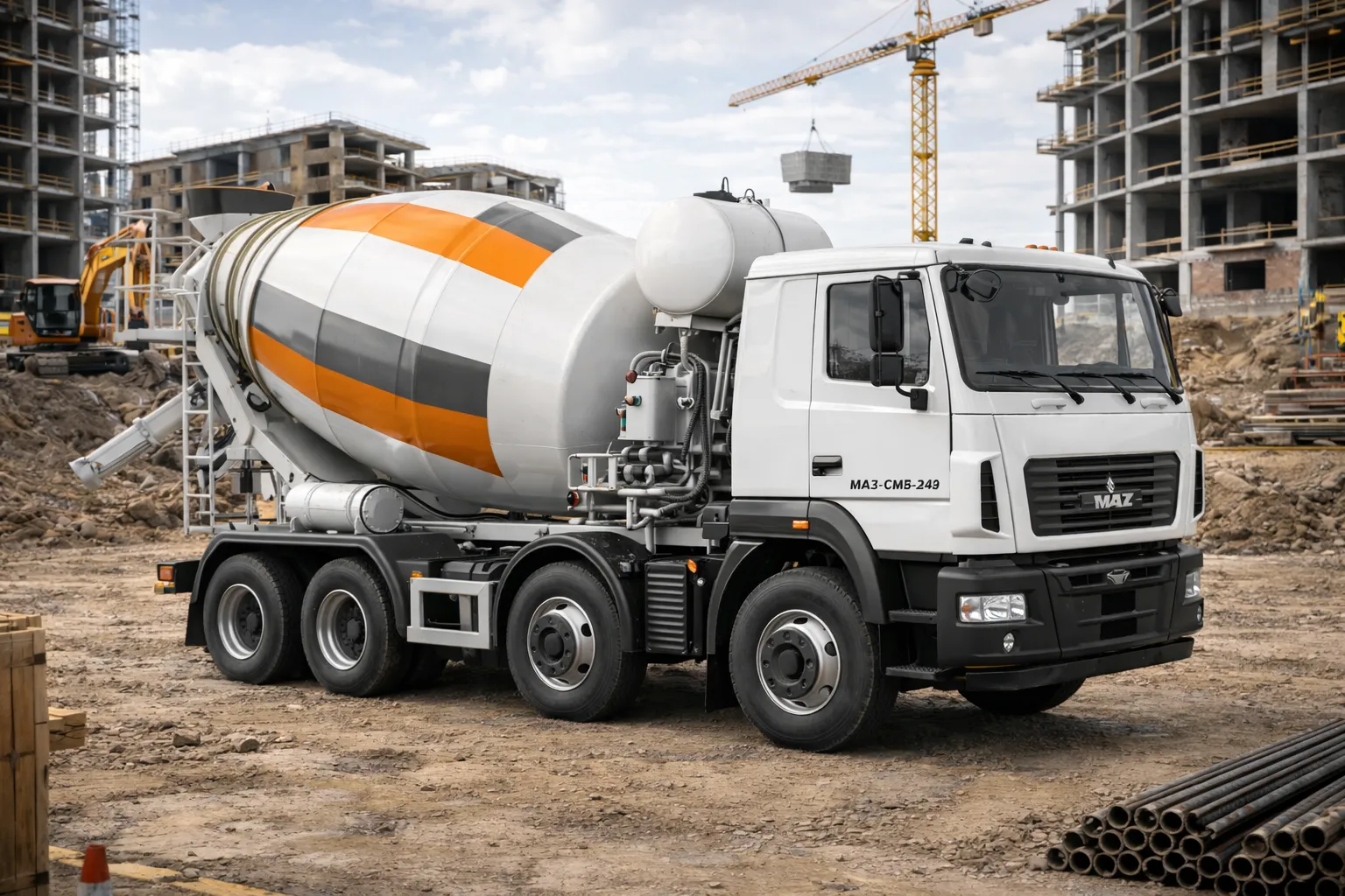 Доставка бетона автобетоносмесителем Могилев. 1
