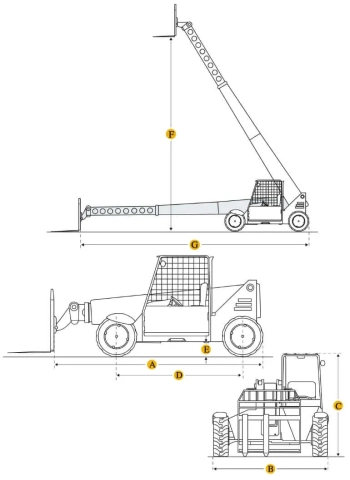Аренда Manitou MT 1235 S погрузчик телескопический