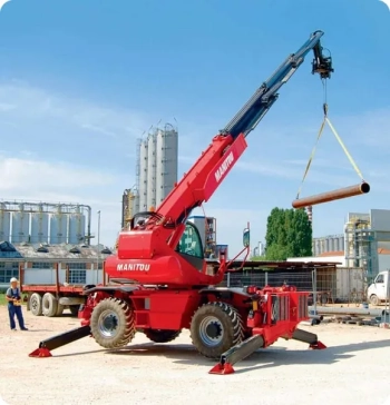 Аренда телескопического погрузчика Manitou MRT 2150 в Минске