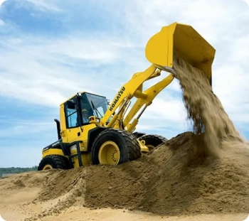 Аренда фронтального погрузчика Komatsu WA180-3 в Минске