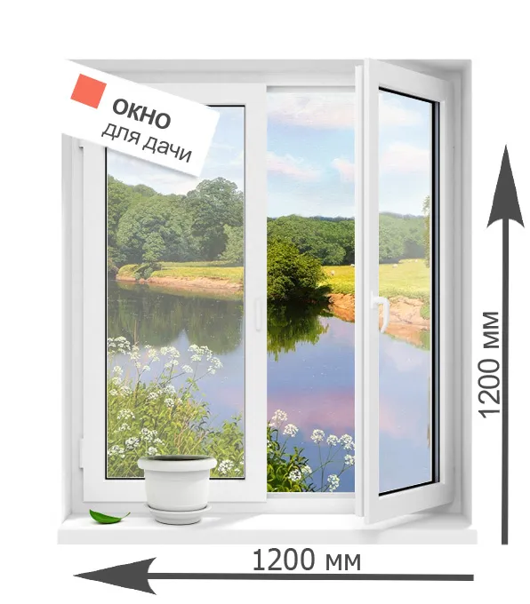 Установка окон для дачи. 3