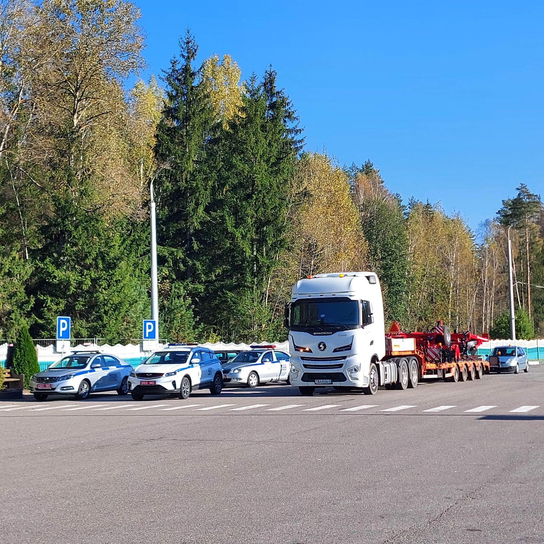 Перевозка низкорамным тралом. 1